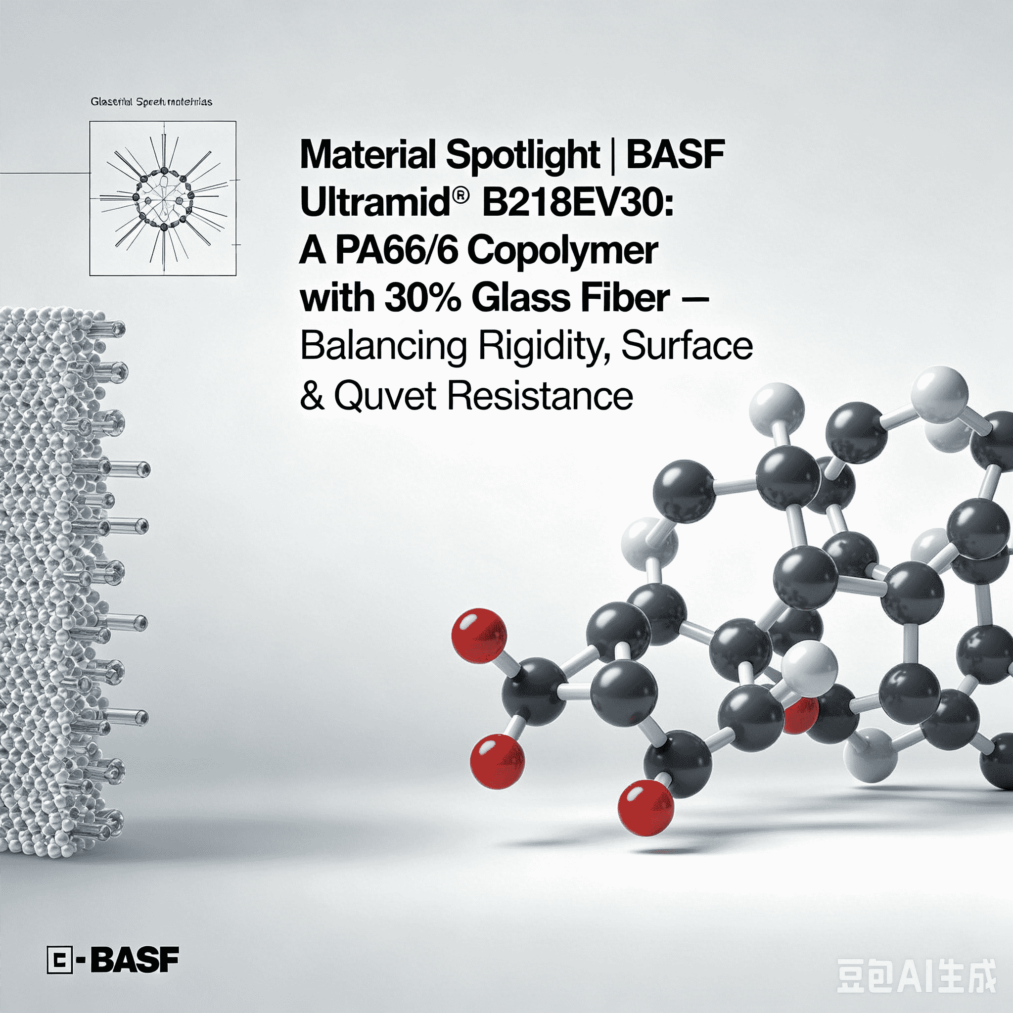 Materiale Spotlight | BASF Ultramid® B218EV30: En PA66/6 copolymer med 30 % glasfiber – balancerer stivhed, overfladekvalitet og varmebestandighed